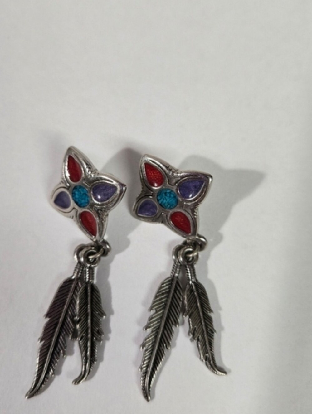 Vintage Bohemian Feather Earrings